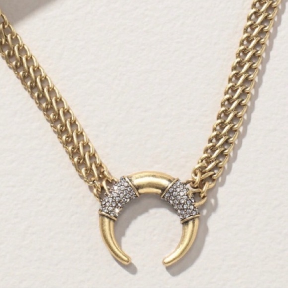 Stella & Dot Jewelry - Stella & Dot Double Take Horn Necklace